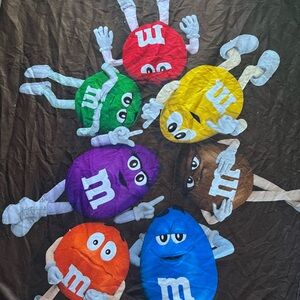M&M’s Blanket 60x50 – Colorful Chocolate Candy Throw Gift - Gently Used Like New